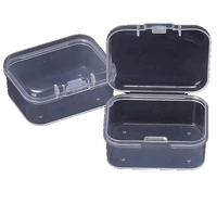 Boîte de rangement portable en plastique entièrement transparente, 60 compartiments amovibles, empilable, pour perles de loisirs créatifs