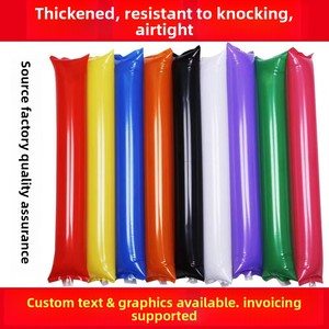 Bâtons de cheering gonflables et accessoires ballons – Non toxiques, réutilisables pour événements sportifs et célébrations d'anniversaire, utilisation en extérieur - Product Image 1