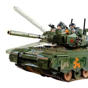 PANLOS 632002 Building Blocks Tipo 99 Main Battle Army Tanque militar para entusiastas especialistas militares