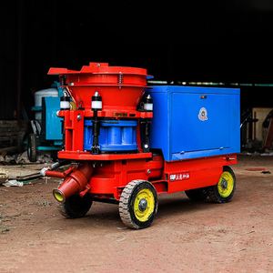 Machine à projection de béton humide et sec pour tunnels, équipement de pulvérisation de béton avec moteur 7,5 kW, pulvérisateur à béton à haut moment de charge - Product Image 3