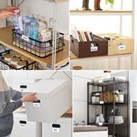 Étiquettes de prix réutilisables pour magasin de supermarché Porte-étiquettes en plastique transparent pour étagère métallique