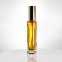 사각 글리프 스파이럴 유리병 제조업체 50ml 100ml 스프레이 향수병 맞춤형 스프레이 병(캡 포함) 포장용