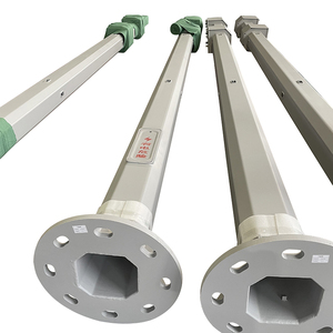 Toptan dekoratif 6m 8m 12m ışık kutup paslanmaz çelik sütun ışık direği kamu için - Product Image 6