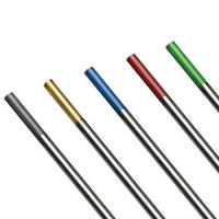 Elektroda Tungsten AWS A5.12 WT20 2% Arc Red Tip TIG 1.6/2.0/2.4/3.2mm 150mm 175mm WL20 WC20 WT10 Batang Las Biru Abu-abu Hijau