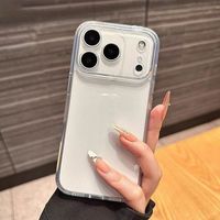 En vrac en gros pare-chocs souple antichoc TPU Transparent accessoires mobiles couverture de téléphone étui transparent pour iPhone 17 16 15 Pro Max