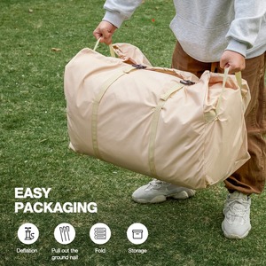 เต็นท์เป่าลมแบบประหยัดสำหรับเต็นท์ตั้งแคมป์พร้อมปั๊มลมสำหรับการผจญภัยกลางแจ้ง3-4 - Product Image 3