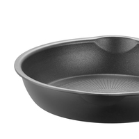 Nouvelle Arrivée Poêle à Frire Antiadhésive en Aluminium Forgé Multi-Tailles 20/24/28cm à Double Bec Verseur