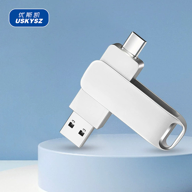USKYSZ 256 GB USB 3.2 Type C OTG Dual Flash Drive New Mini USB Pendrive U-Disk Portable 2in1 256 GB USB Flash Drive