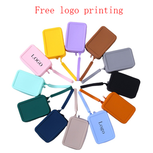 Borsa cosmetica in Silicone portatile, pronta per la fabbrica, multifunzione, con chiusura a cerniera, semplice <span class=keywords><strong>portamonete</strong></span> portatile - Product Image 1