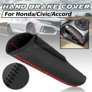 Sarung pelindung rem tangan mobil, penutup pelindung rem tangan untuk Honda/Civic 8th/Accord 2004-2011