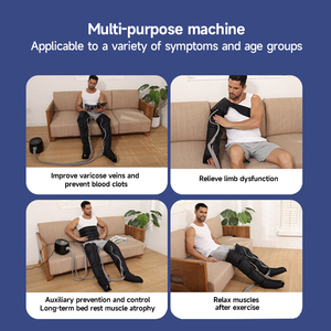 Productos Más Vendidos, Máquina de Masaje de Pantorrillas con Calor por Presión de Aire Eléctrica, Terapia de Compresión de Aire, Masajeador de Pies y Piernas Completo - Product Image 3