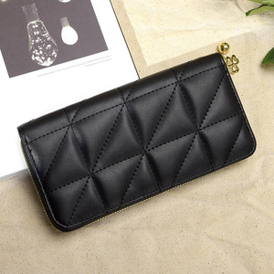 Portafoglio lungo con <span class=keywords><strong>cerniera</strong></span> da donna all'ingrosso, <span class=keywords><strong>porta</strong></span> <span class=keywords><strong>carte</strong></span> di credito in PU alla moda - Product Image 2