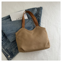 Sac fourre-tout pour femme en toile écologique, durable, simple et polyvalent, indispensable au quotidien, réutilisable pour les courses