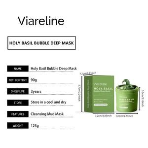 Mascarilla Facial Orgánica de Burbujas para Limpieza Profunda, Elimina las Células Muertas de la Piel, Purifica los Poros, Ilumina el Tono de la Piel, Hidrata, Tamaño Familiar Jumbo - Product Image 2