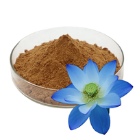 Poudre d'extrait de lotus bleu / Extrait de fleur de Nymphaea Caerulea pour les cosmétiques éclaircissants, régulateurs de sébum et anti-âge