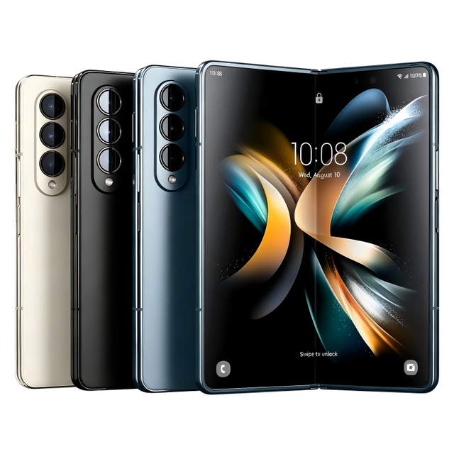 FOLD 4 Unlocked Android Smartphone Dual SIM Mobile Phone Global Version with Long Battery Life for Wholesale