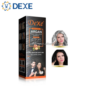 <span class=keywords><strong>Shampoo</strong></span> colorant capillaire rapide à l'huile d'argan personnalisé <span class=keywords><strong>DEXE</strong></span> Cinema Private Label, colorant capillaire noir rapide, shampooing pour cheveux blancs à noirs - Product Image 3