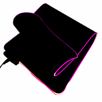 Grand moulage d'impression par sublimation personnalisé brillant à LED RVB pour clavier de jeu en caoutchouc Tapis de souris à éclairage LED
