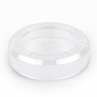 Boîte moulée par injection en PS transparente gaufrée personnalisée JNH025 avec pelliculage brillant pour emballage de sucre, gâteaux et aliments pour bébés – Design unique
