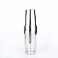 Accessoires de vin en acier inoxydable Kit de barman lesté par le bas Shaker de bar de qualité supérieure Outils de bar en acier inoxydable 304