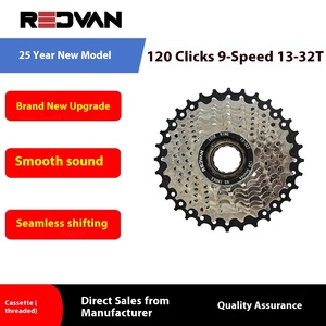 Redvan modifié 7/8/9 vitesses 13-28T/32T roue libre en acier finition nickel haute efficacité respectueux de la rue <span class=keywords><strong>120</strong></span> décibels pour la montagne - Product Image 3