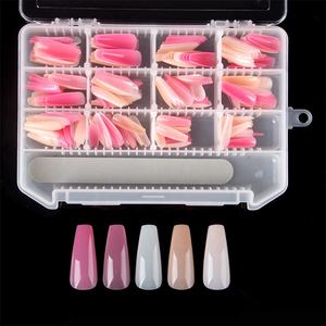 Puntas de <span class=keywords><strong>uñas</strong></span> artificiales de gel suave y <span class=keywords><strong>uñas</strong></span> fuertes Formas de <span class=keywords><strong>bailarina</strong></span> medias Puntas de cobertura completa 5 colores Prensa en las <span class=keywords><strong>uñas</strong></span> - Product Image 6