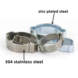 <span class=keywords><strong>Collier</strong></span> de serrage en acier sans paliers pour tuyau PEX, type O, à double oreilles, pour tube haute pression - Product Image 2