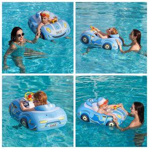 Flotador Inflable 3D para Bebés con Forma de Auto, Anillo de Natación con Volante, PVC Resistente, Anti-vuelco, para Niños Pequeños - Product Image 6