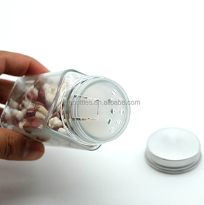 Bocaux à épices carrés transparents en verre de 120 ml pour <span class=keywords><strong>sel</strong></span>, poivre, cumin, piment, ail, oignon, cannelle en poudre, céleri, <span class=keywords><strong>sel</strong></span> - Product Image 4