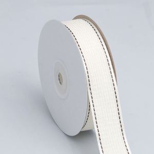 Ruban tissé à double face de qualité supérieure, largeur personnalisée 2,5 cm, motif écossais, pour bordures de manches de chemisier et décorations de revers, 10 yards/rouleau - Product Image 2