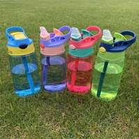 Ensemble de bouteilles d'eau en plastique, pour enfants de ml, tasse à boire, pour pique-nique à l'école, pour l'extérieur