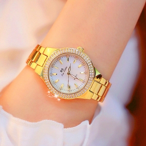 BS <strong>Bee</strong> Sister FA1258 Women Round Case Diamond Alloy Strap Watch - Product Image 2