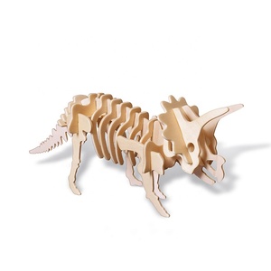 Đồ Chơi Giáo Dục Trẻ Em Hàng Mới Về Trò Chơi Ghép Hình Bằng Gỗ Loạt Khủng Long 3D - Product Image 3