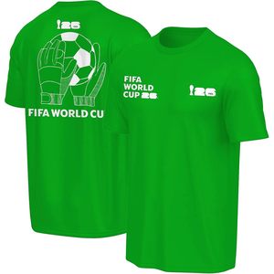 Camiseta Deportiva Infantil <span class=keywords><strong>FIFA</strong></span> Mundial 2026 Verde, Absorbe la Humedad, Cuello Redondo, Ropa <span class=keywords><strong>de</strong></span> Fútbol para Niños <span class=keywords><strong>de</strong></span> 8 a 20 Años - Product Image 1