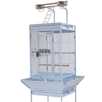Cage à oiseaux extra large en métal à motif solide Cage d'élevage extérieure empilable avec fermeture à bouton pour chiens chats directement de Chine