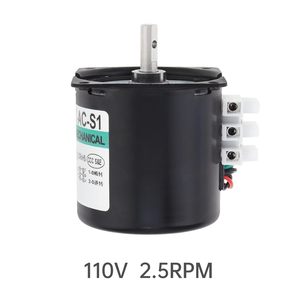 Moteur à engrenages synchrone ZVKV 2,5 tr/min 110 V CA 42 mm à montage sur bride, micro-moteur électrique à aimant permanent à couple élevé - Product Image 6