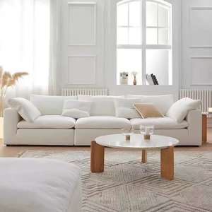 Ensemble de canapés et fauteuils en tissu, style moderne, luxe léger et minimaliste, fauteuil inclinable relaxant et confortable, éco-responsable et durable, pour salon - Product Image 1
