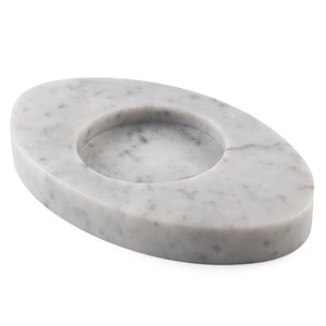 Popular negro Piedra natural mármol puro Cenicero domésticos <span class=keywords><strong>Hotel</strong></span> esencial puede personalizar grabar el logotipo - Product Image 3