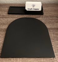 Support de bureau en acrylique, gravé au laser, adapté pour les comptoirs de réception d'hôtel