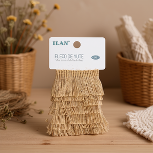 Frangia in Iuta ILAN 6cm 1M per Decorazioni Artigianali - Product Image 3