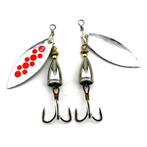 Leurre métallique de type cuillère, appât artificiel Spinner idéal pour la pêche au brochet, spinnerbait, produit en ligne, 50 cm/8.2cm, 14.3g - Product Image 2