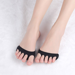 Coussin <span class=keywords><strong>métatarsien</strong></span> talons hauts insère avant pied dos protecteur cinq coussinets d'orteil sandales respirantes éponge absorbe la sueur tissu coussin - Product Image 4