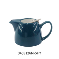 Meilleure vente 3459126M Théière Shy en céramique avec poignée, capacité moyenne, pour les sessions de thé contemporaines