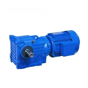 High quality high efficiency k series helical bevel geared motor gearbox gear electric motor reducer