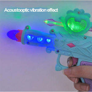 1-2 детский игрушечный пистолет, светлый Музыкальный Электрический пистолет, светлый пластиковый игрушечный пистолет - Product Image 5