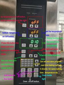 أسماء لمعدات المخابز للبيع/سعر فرن البيتزا وفرن الطبقات - Product Image 3