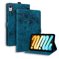 Étui portefeuille en cuir PU à motif fleurs de cerisier pour Samsung Tab S12 S10 FE PLUS 13 avec porte-cartes