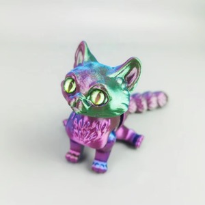 Nouveaux jouets imprimés en 3D, figurine réaliste de chat Sphynx sans poils, entièrement articulée et mobile, cadeau surprise - Product Image 2