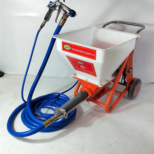 R5 <b>Home</b> Use 220V Mortar Plastering <b>Machine</b> Semi-Automatic Cement Sprayer <b>Machine</b> for Wall Plastering Core Included-Engine Motor - Product Image 1