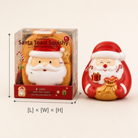 Prix de gros direct usine – Jouets en caoutchouc à presser de grande taille pour la série de Noël – Anti-stress à récupération lente